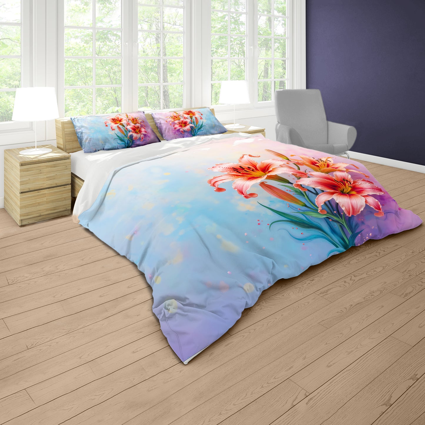 Tiger’s Flame Duvet Cover Set