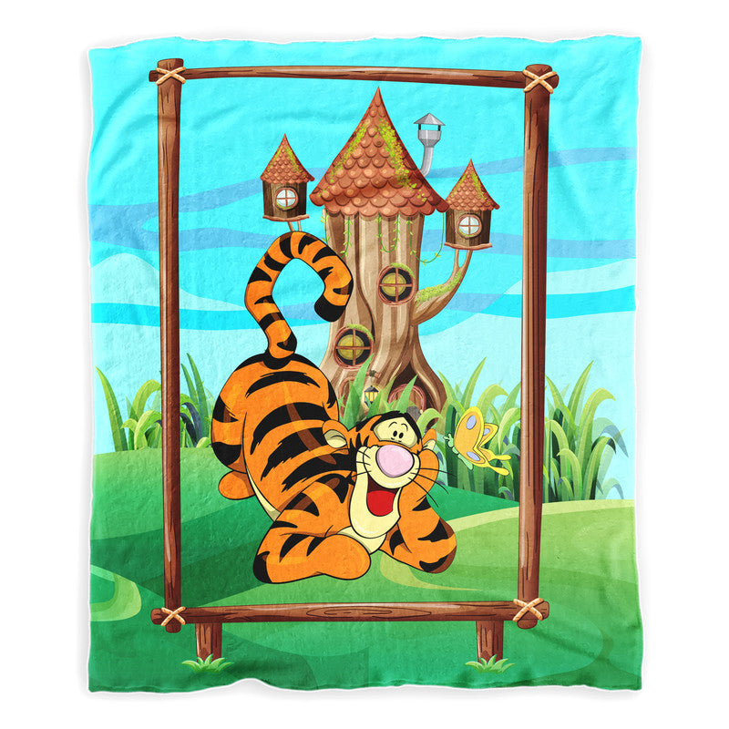 Tigger Minky Blanket