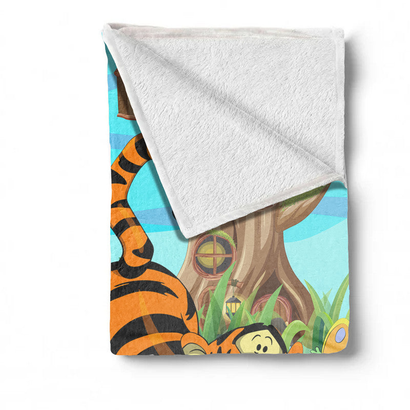 Tigger Minky Blanket