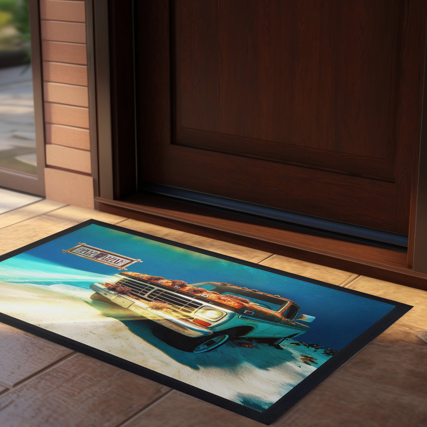 Tiki Bar Door Mat
