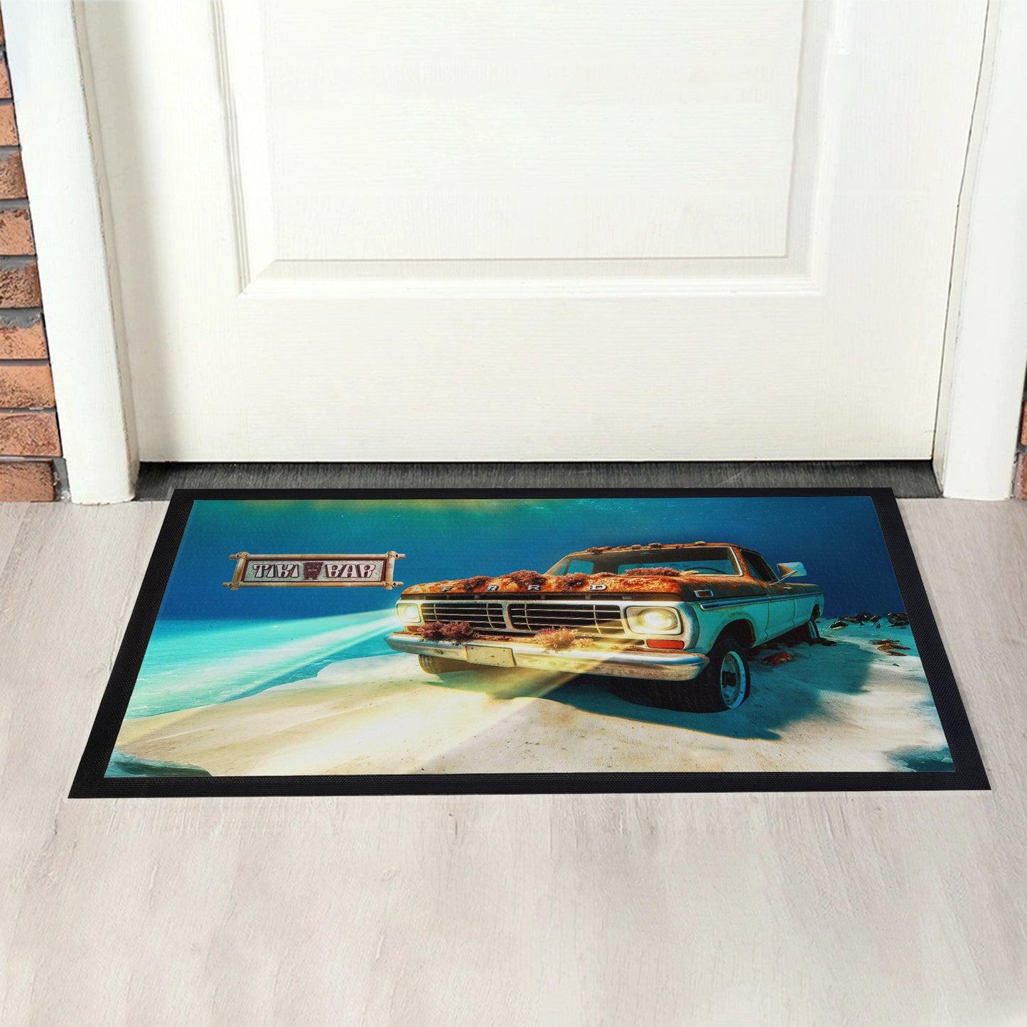 Tiki Bar Door Mat