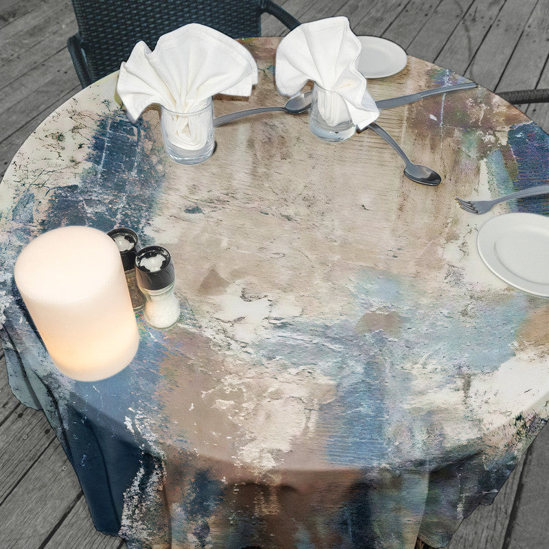 Timeless Serenity Round Tablecloth