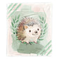 Tiny Hedgehog Baby Fleece Blanket