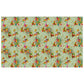 Tiny Leaves on Green Rectangle Tablecloth