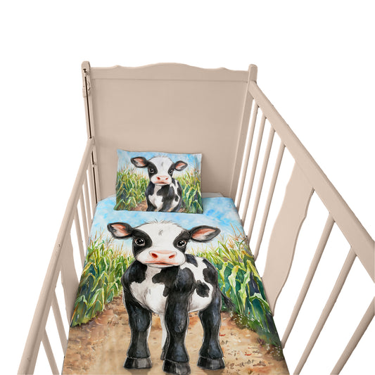 Tiny Moo in the Corn Cot Set