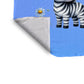 Tiny Sleepy Zebra Baby Fleece Blanket