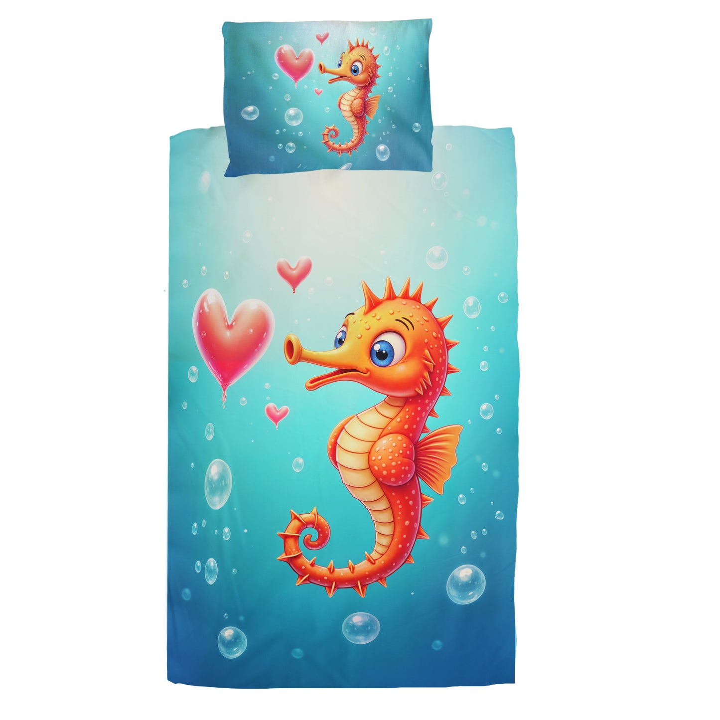 Tiny Tides Seahorse Cot Set