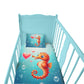 Tiny Tides Seahorse Cot Set