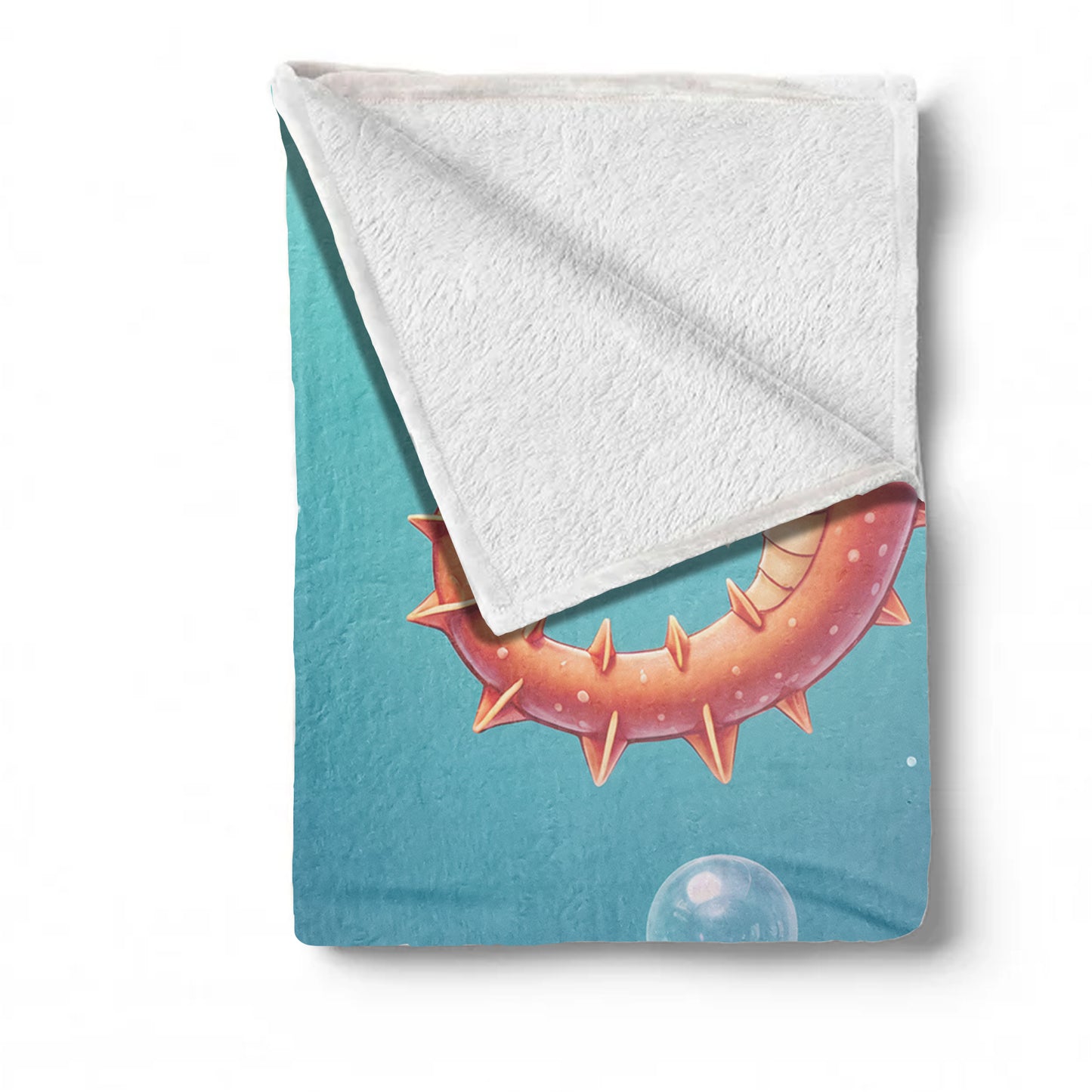 Tiny Tides Seahorse Minky Blanket