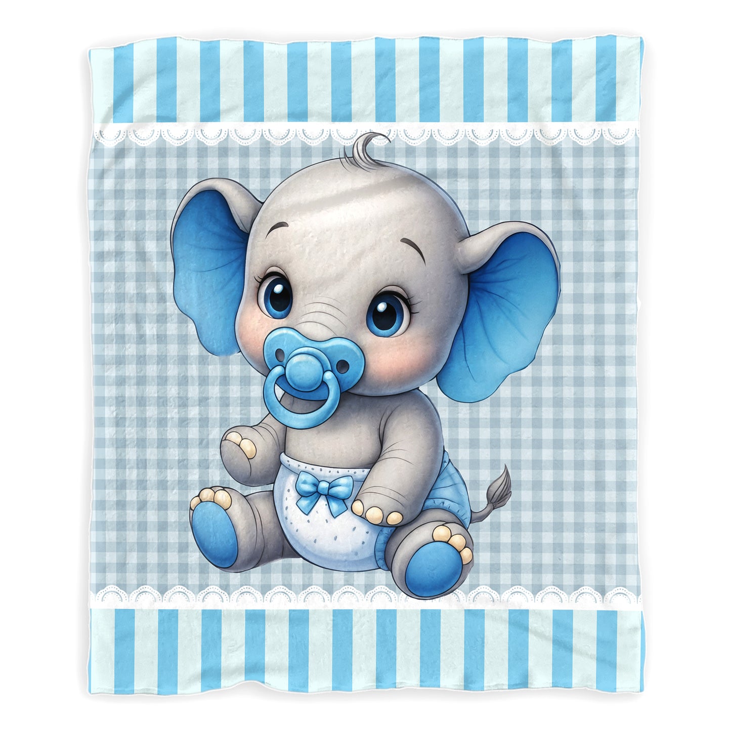 Tiny Trunk Baby Fleece Blanket