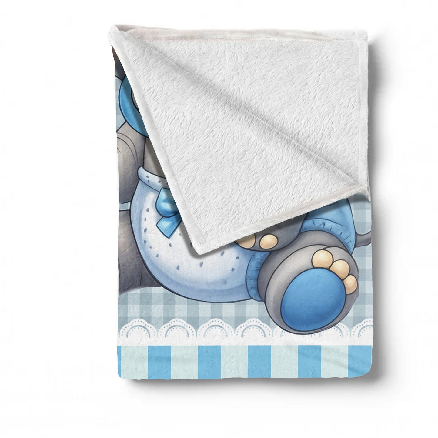 Tiny Trunk Baby Fleece Blanket