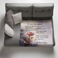 To My Daughter Light Weight Fleece Blanket