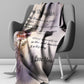 To My Daughter Light Weight Fleece Blanket