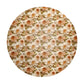 Toffee Cream Round Tablecloth