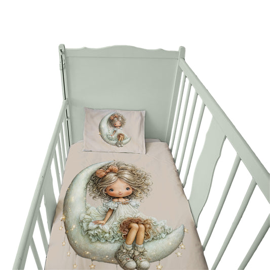 To the Moon Cot Set