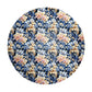 Touch Of Peach Floral Round Tablecloth