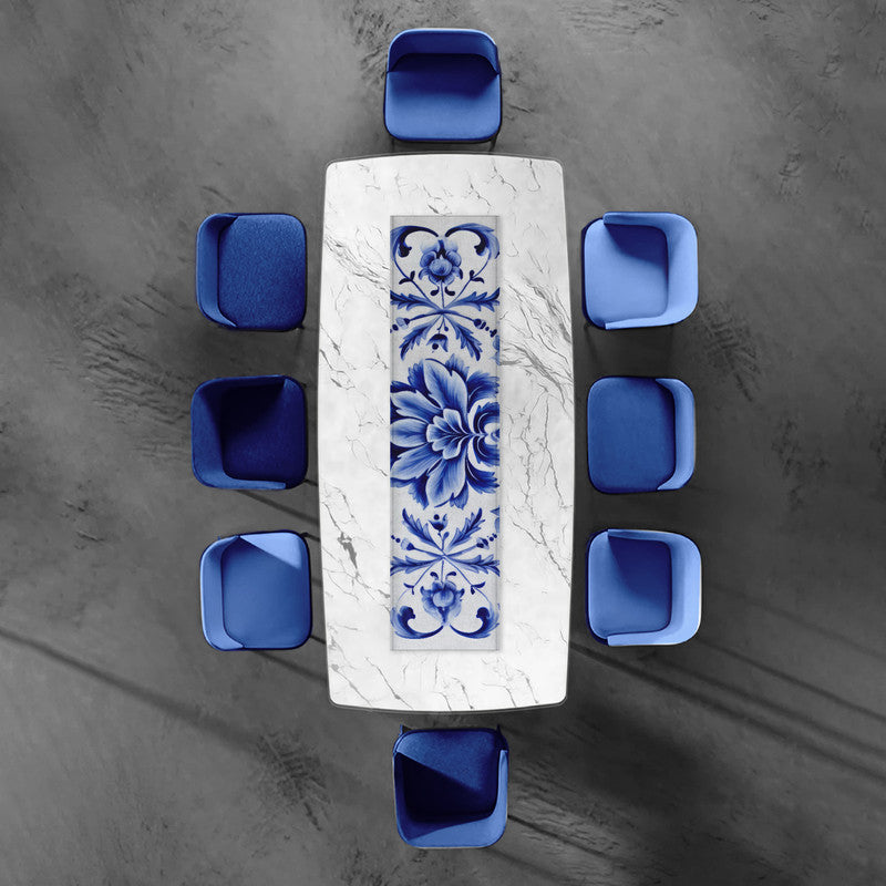 Touch of Delft 160cm Table Runner
