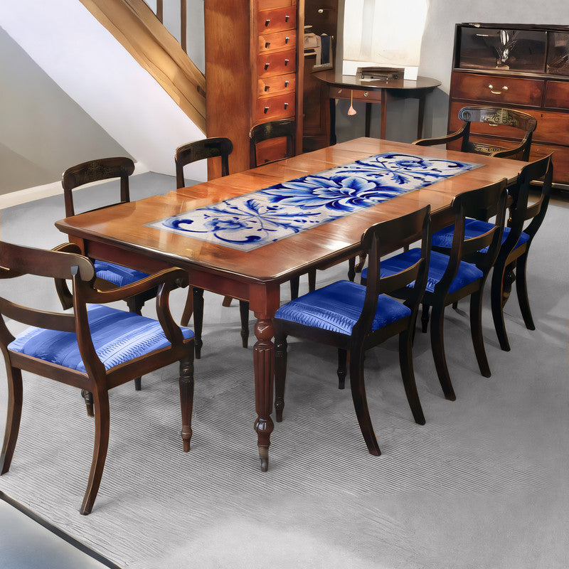 Touch of Delft 160cm Table Runner