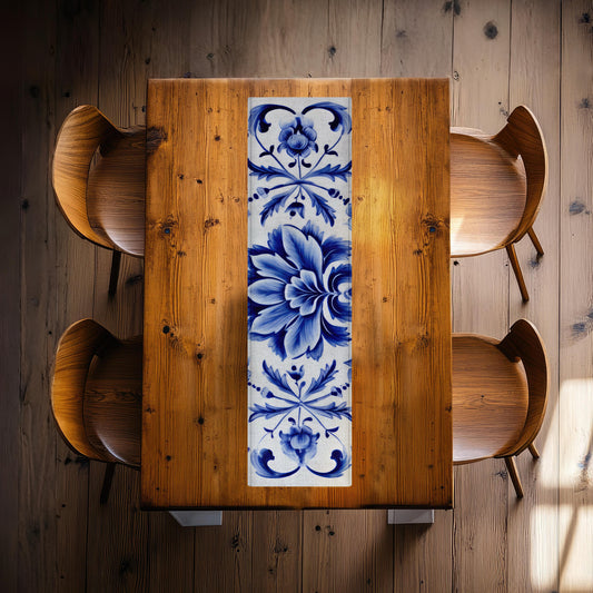 Touch of Delft 160cm Table Runner