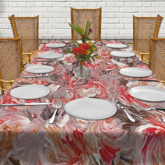 Touch of Tangerine 3m Rectangle Tablecloth
