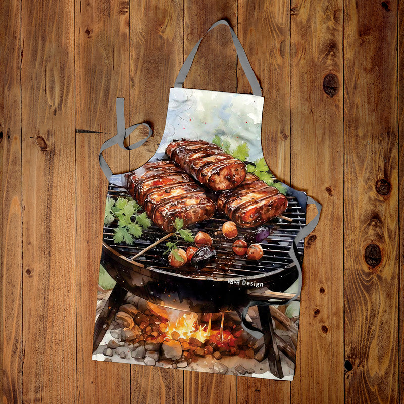 Traditional South African Braai Medium Length Apron
