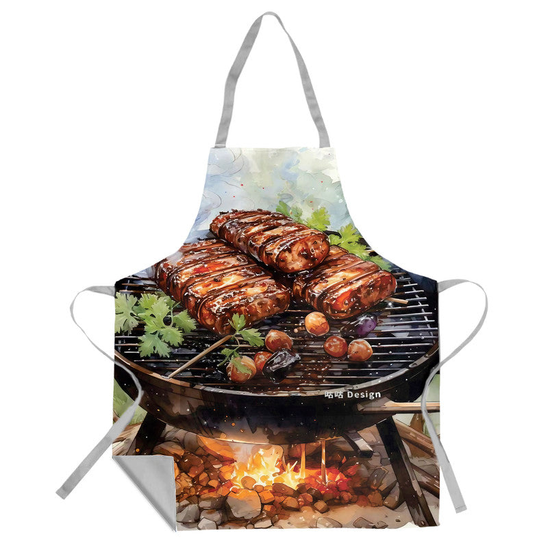 Traditional South African Braai Medium Length Apron