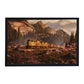 Train In The Woods Door Mat