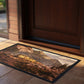 Train In The Woods Door Mat