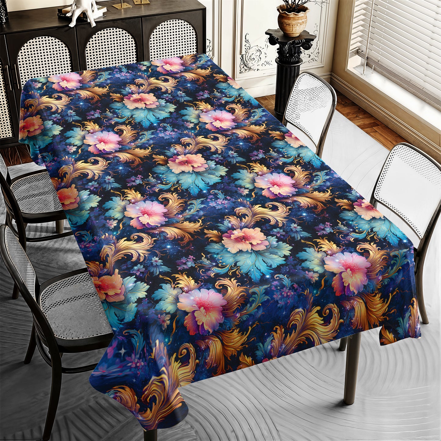 Translucent Pink Rectangle Tablecloth