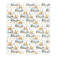 Traveling Bears Baby Fleece Blanket