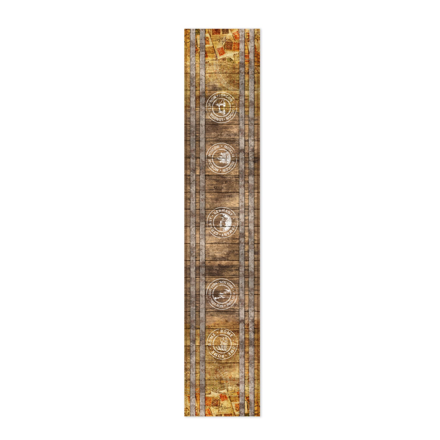 Traveling Barrel Table runner