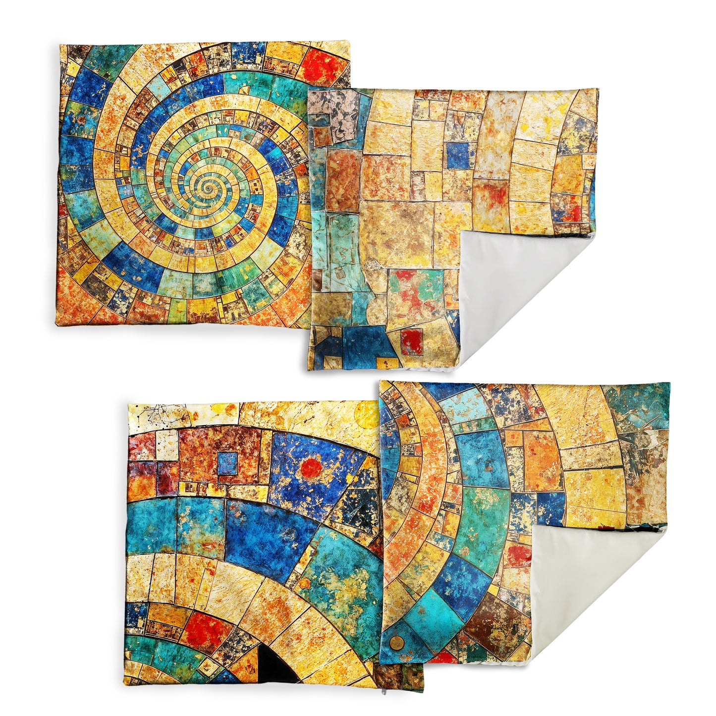 Treasures in Motion Luxury Scatter Covers (Set of 4)