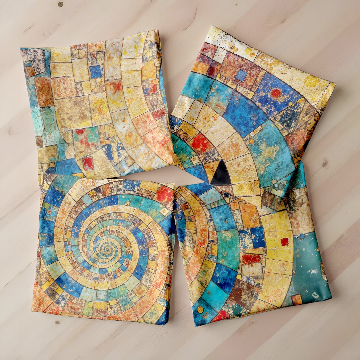 Treasures in Motion Luxury Scatter Covers (Set of 4)