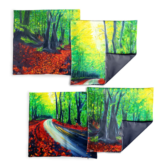 Tree Road Luxury Scatter Covers By Yolande Smith (Set of 4)