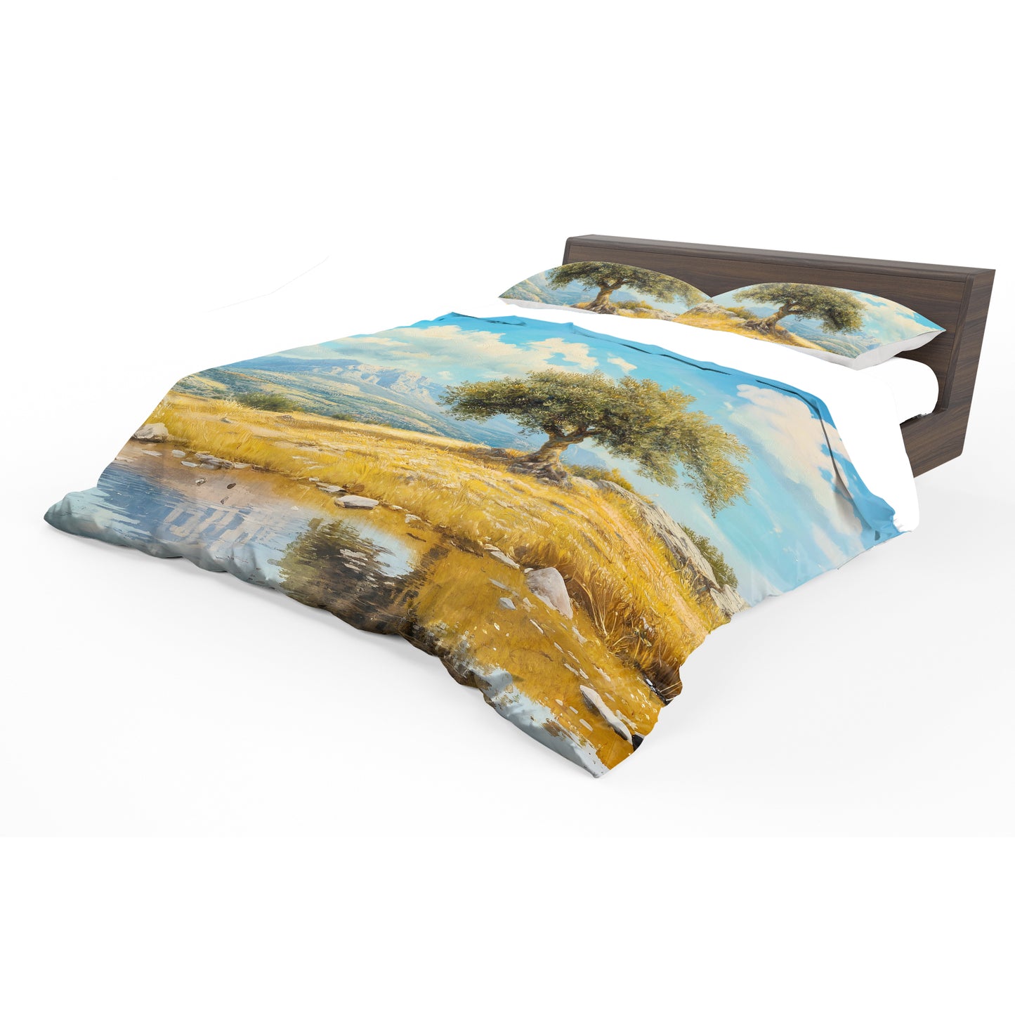 Tree of the Mountain Dawn Duvet Cover Set
