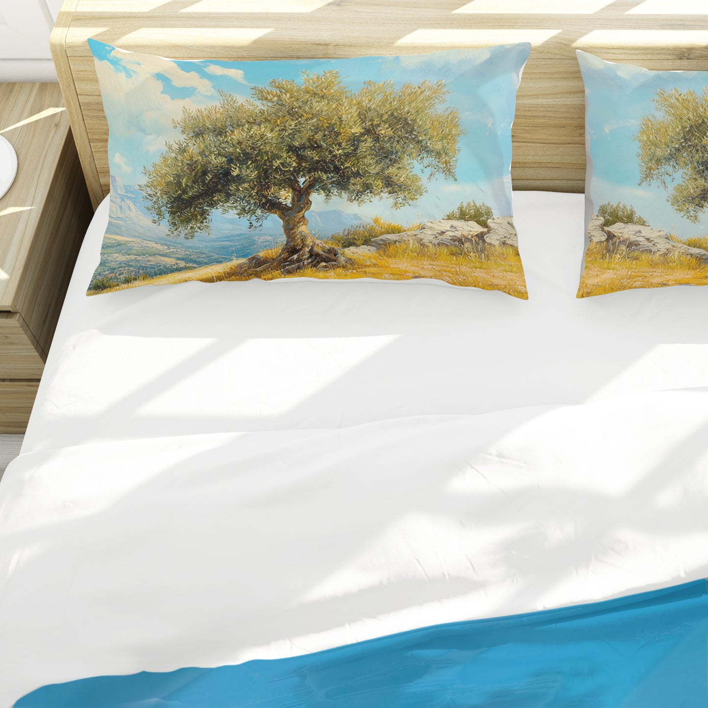Tree of the Mountain Dawn Duvet Cover Set