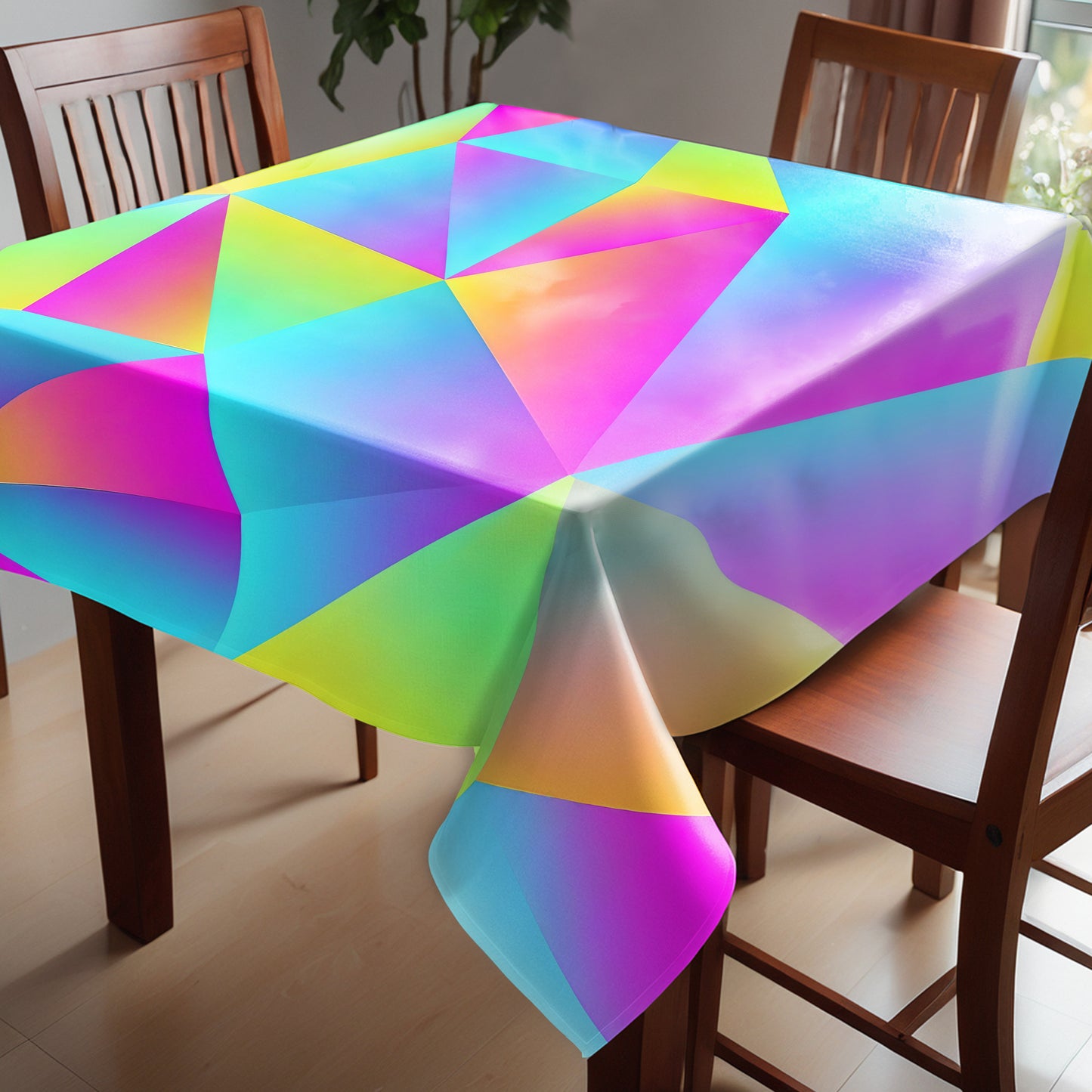 Tri-angle Mirage Square Tablecloth