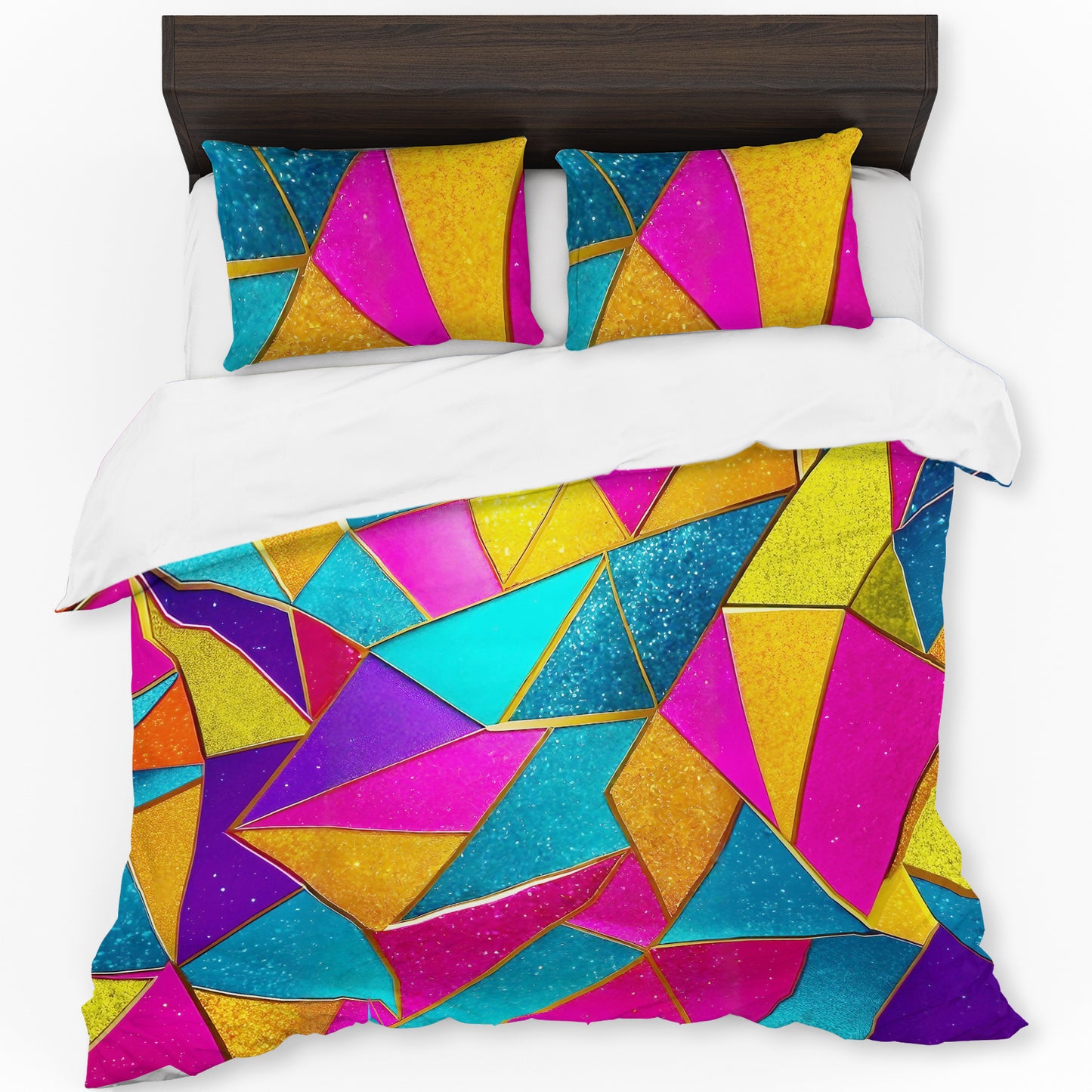 Triangular Colours Duvet Cover Set