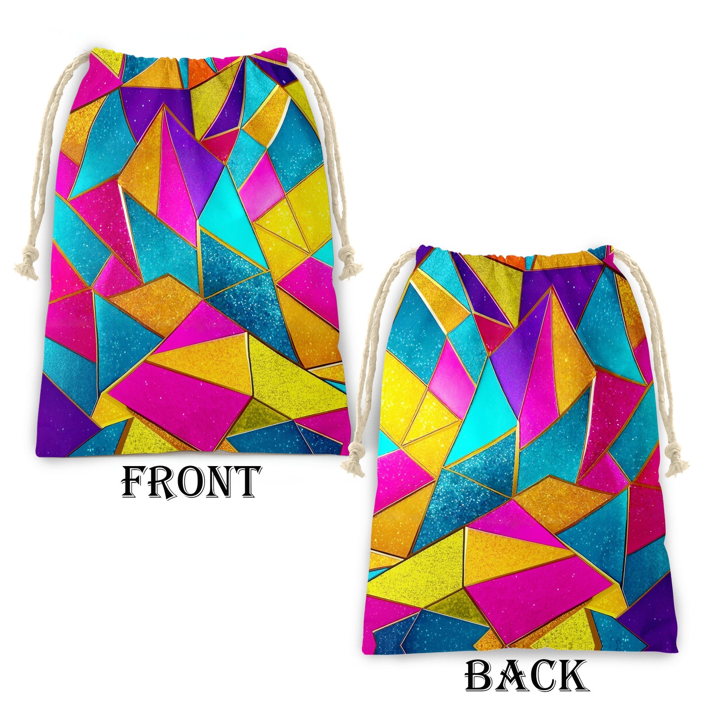 Triangular Colours Gift Bag (Set of 2)