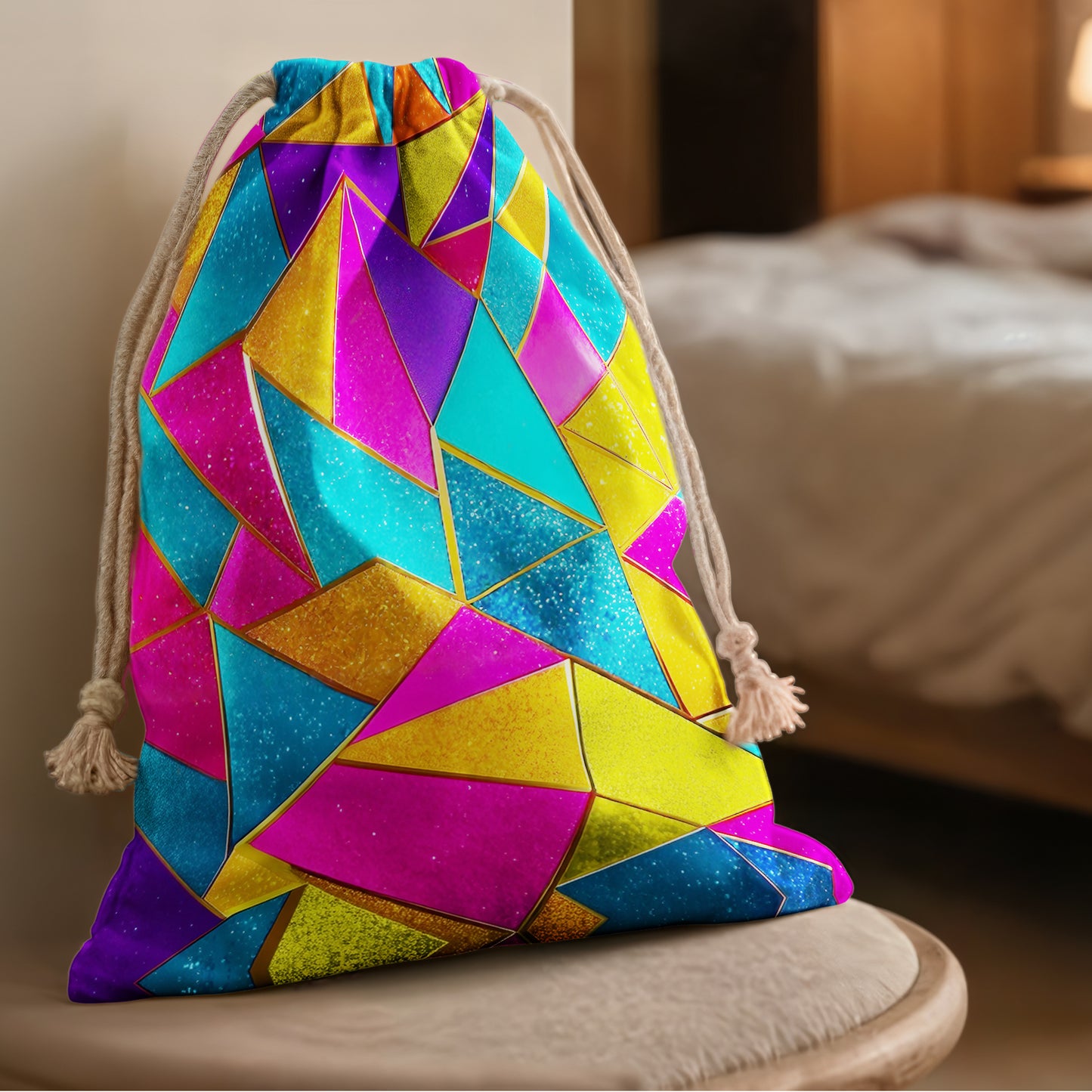 Triangular Colours Gift Bag (Set of 3)