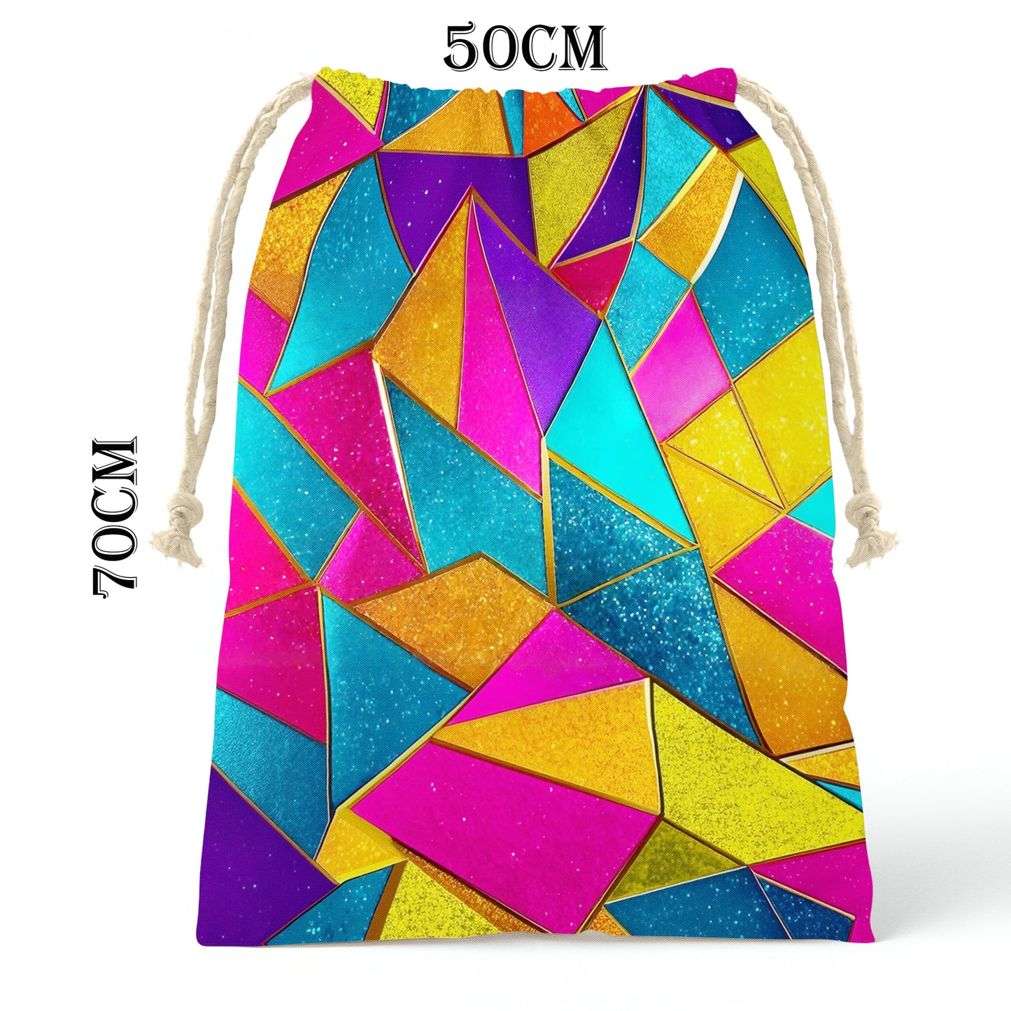 Triangular Colours Gift Sack