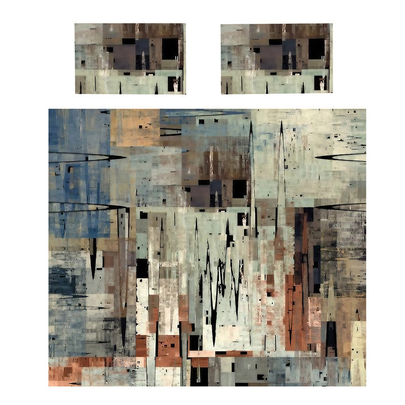 Tribal Collage Abstract Duvet Cover Set