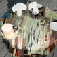 Tribal Collage Round Tablecloth