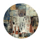 Tribal Collage Round Tablecloth