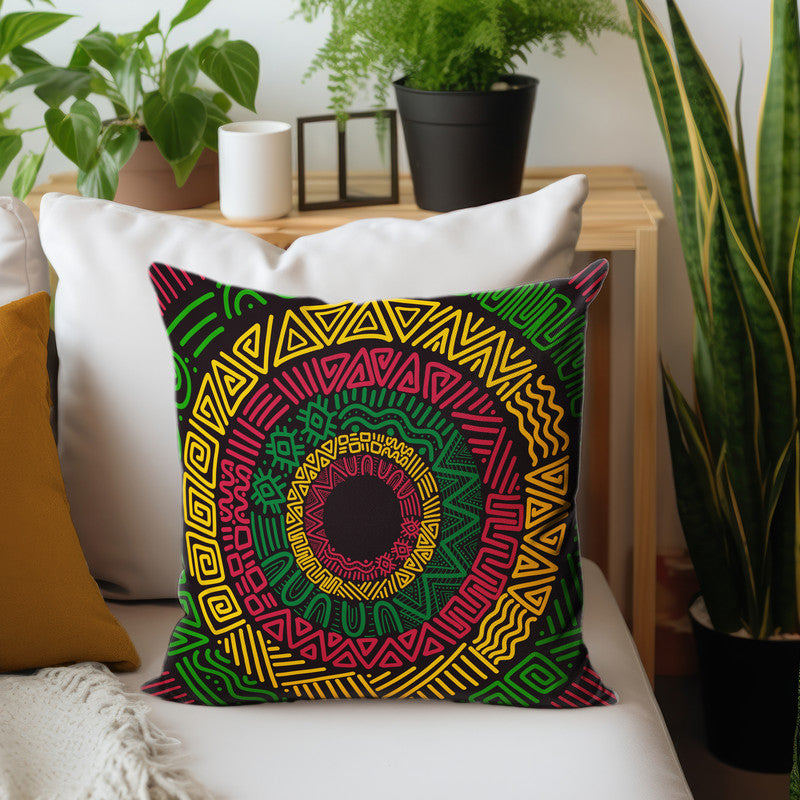Tribal Pattern Round Luxury Scatter