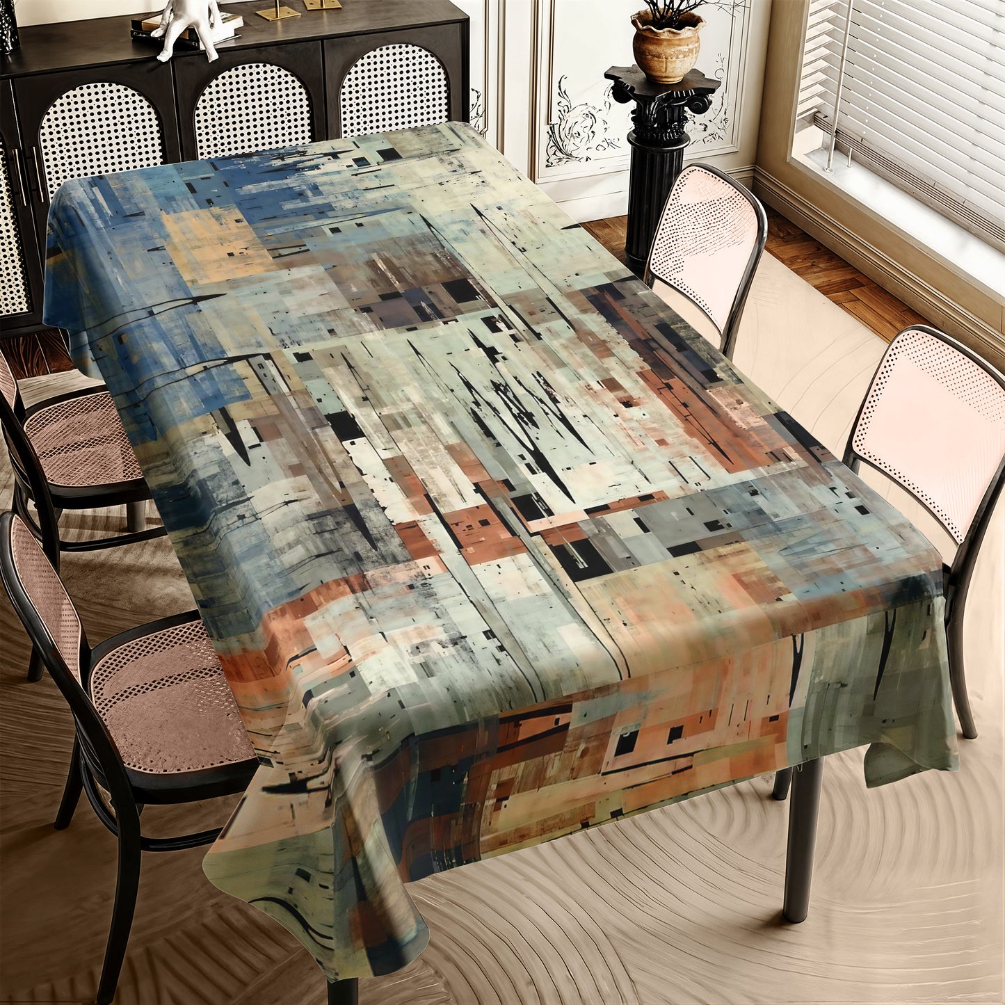 Tribal Collage Rectangle Tablecloth