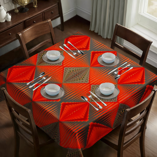 Tribal Diamonds Square Tablecloth