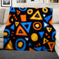 Tribal Energy Light Weight Fleece Blanket by Wikus Schalkwyk