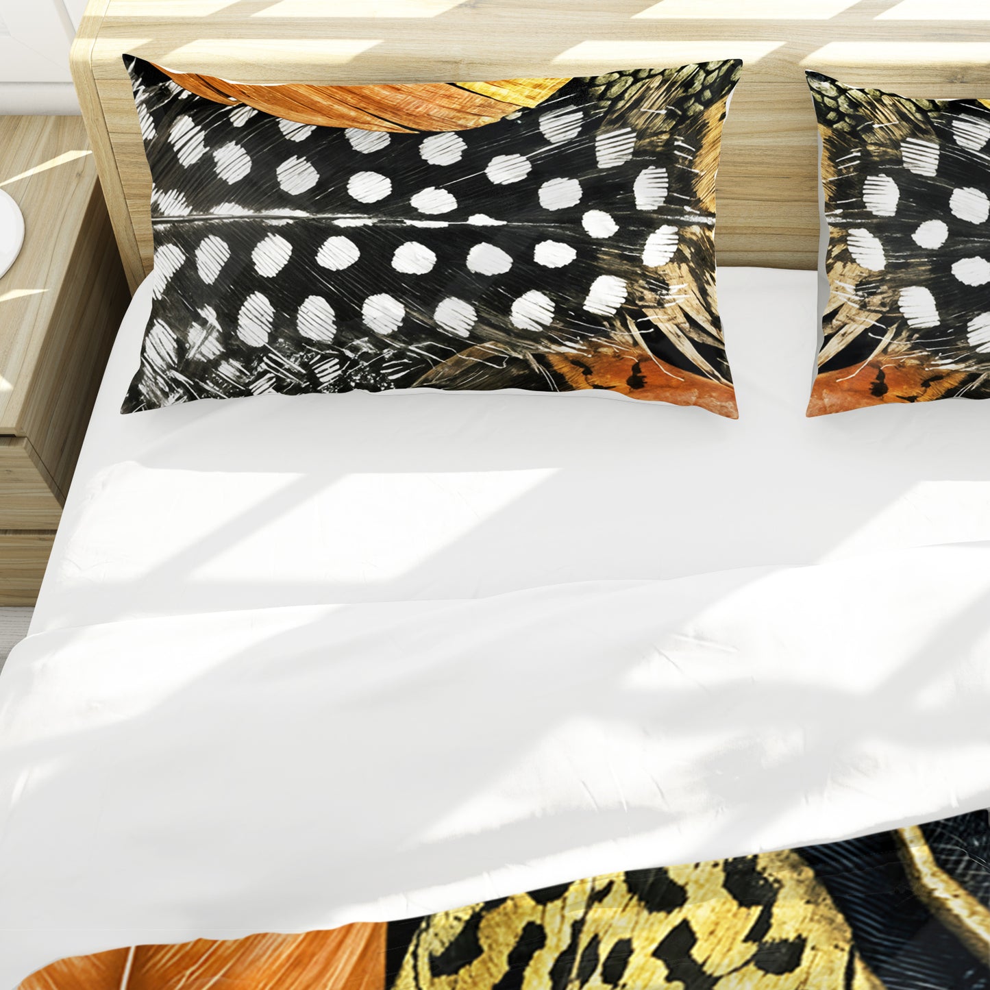 Tribal Feathers Duvet Cover Set