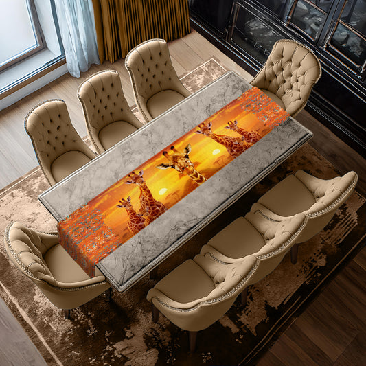 Tribal Giraffe Table Runner